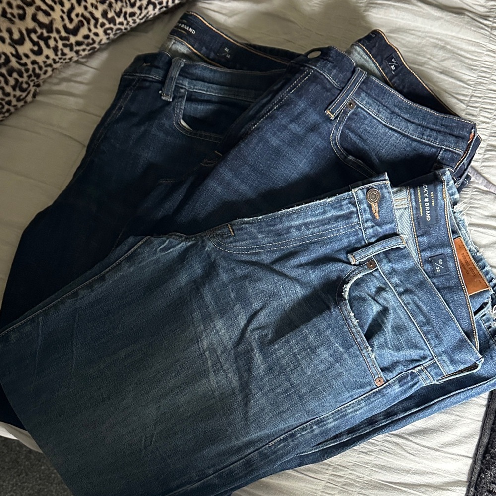 Mens lucky brand jeans - 3 pairs